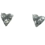 Pt850 ダイヤモンド ピアス 1.237ct 1.211ct