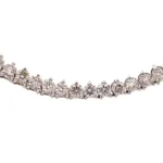 K18WG ダイヤモンド ネックレス 13.43ct