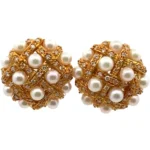 K18 パール・ダイヤモンド ピアス/イヤリング 0.26・0.26ct