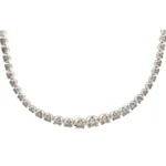K18WG ダイヤモンド ネックレス/ペンダントトップ 10ct