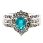 Pt･Pm900 トルマリン・ダイヤモンド 0.472・D1.35ct