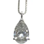 Pt850/Pt ダイヤモンド ネックレス 2.019ct