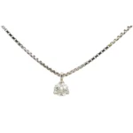 Pt900/Pt850 ダイヤモンド ネックレス 1.093ct