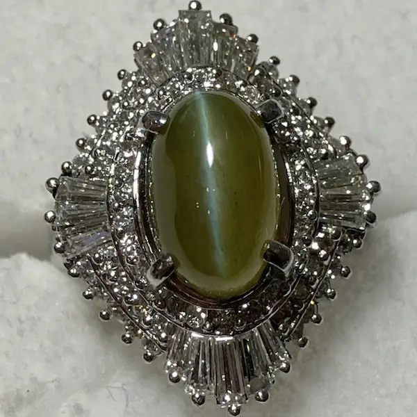 クリソベリルキャッツアイ　4.47ct