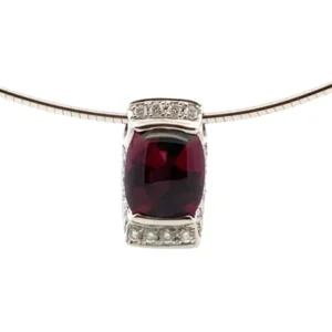 K18 トルマリン・ダイヤモンド ネックレスペンダントトップ 4.32・D0.25ct