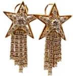 K18 ダイヤモンド ピアス/イヤリング 0.49・0.52・D3.6ct