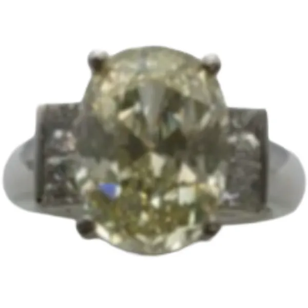 Pt900 ダイヤモンド リング 6.097ct D0.758ct