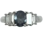 Pt･Pm900 アレキサンドライト・ダイヤモンド リング 1.01 ct D0.74 ct