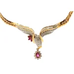 K18 ルビー・ダイヤモンド ネックレス/ペンダントトップ R0.78・D1.72ct