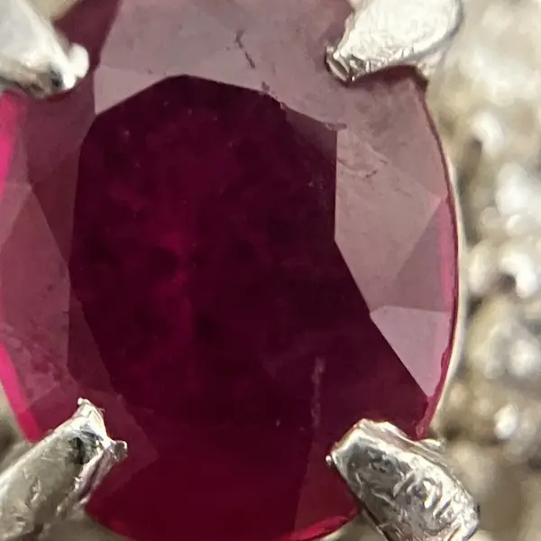 ルビー　0.58ct