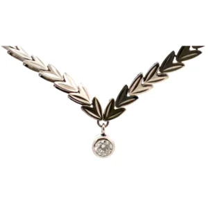 Pt･Pm850 ダイヤモンド ネックレス/ペンダントトップ 0.32ct
