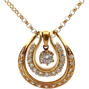 K18 ダイヤモンド ネックレスペンダントトップ 0.33・0.7ct