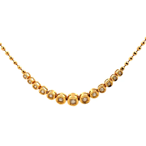 K18 ダイヤモンド ネックレス 0.5ct