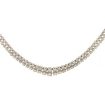 Pt900/Pt850 ダイヤモンド ネックレス 5ct