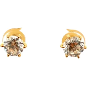 K18 ダイヤモンド ピアスイヤリング 1.00・1.01ct