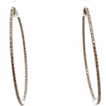 K18WG ダイヤモンド ピアス/イヤリング 1.00・1.00ct