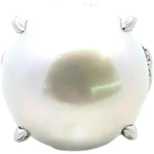 Pt･Pm900 パール・ダイヤモンド 0.182ct