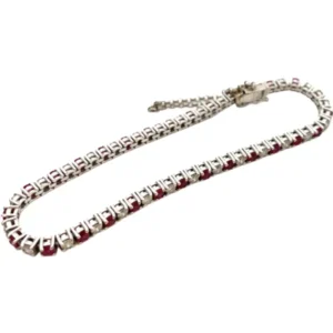 Pt･Pm850 ルビー・ダイヤモンド ブレスレットバングル R2.59・D1.763ct