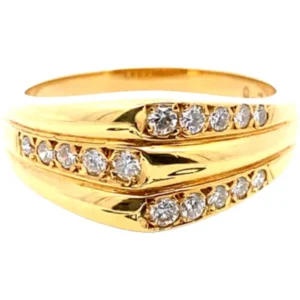 ミキモト K18 ダイヤモンド リング 0.24ct