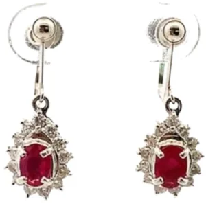 Pt・Pm850 ルビー・ダイヤモンド 0.6・D0.28・0.57・D0.28ct