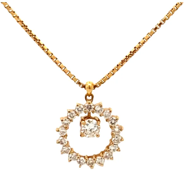 K18 ダイヤモンド ネックレス/ペンダントトップ 0.74ct