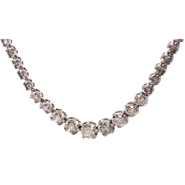 K18WG ダイヤモンド ネックレス/ペンダントトップ 5ct