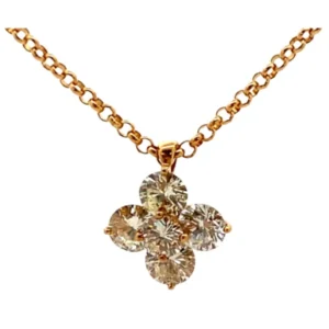 K18 ダイヤモンド ネックレスペンダントトップ 2.01ct