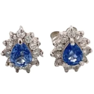 サファイア（蒼玉） ピアス