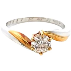 ミキモト Pt850K18[Ptﾒｲﾝ] ダイヤモンド 0.4ct