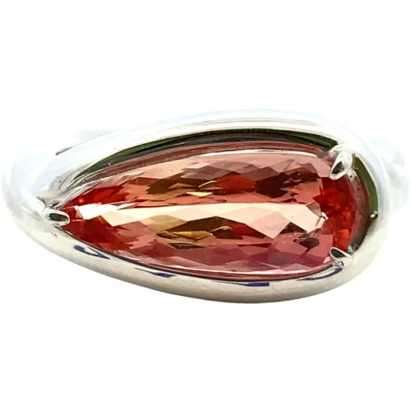 Pt･Pm900 インペリアルトパーズ リング 3.47ct