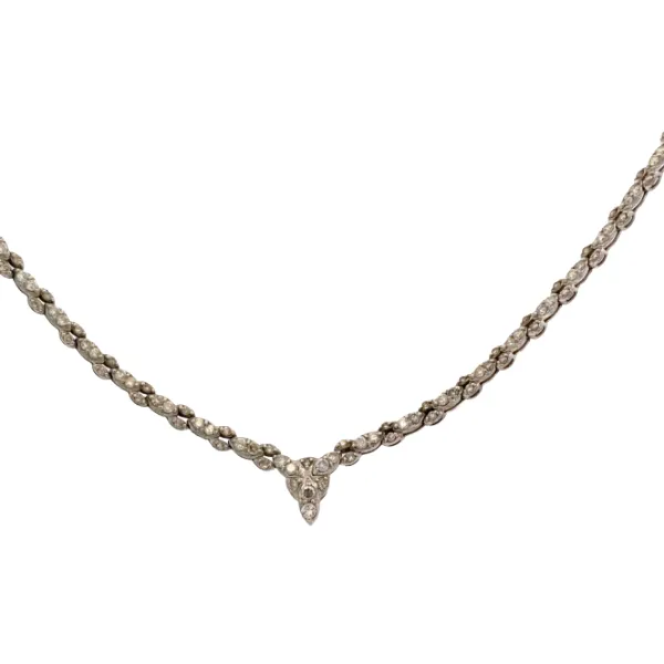 Pt･Pm850 ダイヤモンド ネックレス/ペンダントトップ 5ct