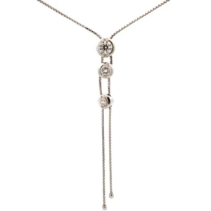 タサキ K18WG ダイヤモンド ネックレスペンダントトップ 0.55ct