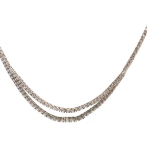 Pt・Pm850 ダイヤモンド ネックレスペンダントトップ 11.34ct