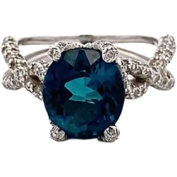 K18 トルマリン・ダイヤモンド3.798・D0.97ct