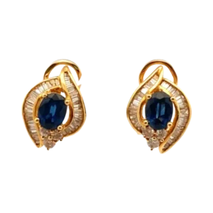 サファイア ピアス