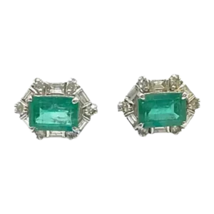 エメラルド ピアス