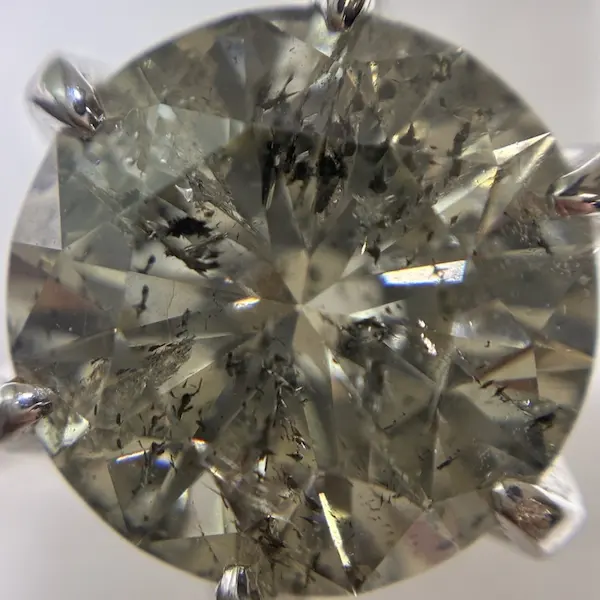 ベリーライトブラウンダイヤ　5.098ct