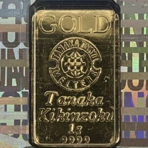田中貴金属　ゴールドプレート　1g　