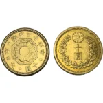 K21.6 新10円金貨 明治34年 2枚まとめ