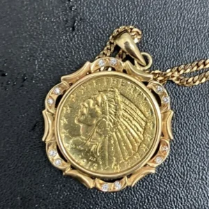 インディアン金貨　ネックレス