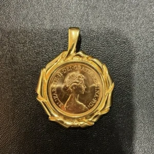 K18　ソブリン金貨　ペンダントトップ