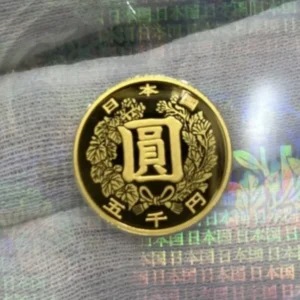 近代通貨制度150周年記念　5千円金貨