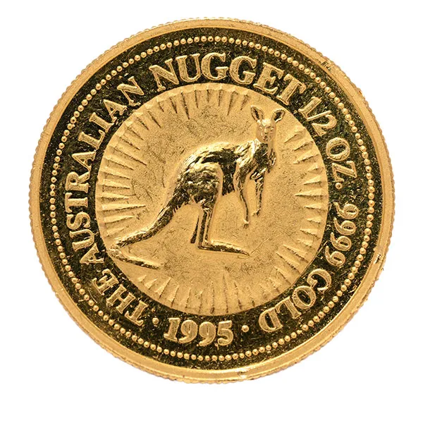 24金 (K24)  カンガルー金貨 1/2oz
