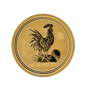 K24 2005年 オーストラリア ルナーコック 金貨_1／20oz