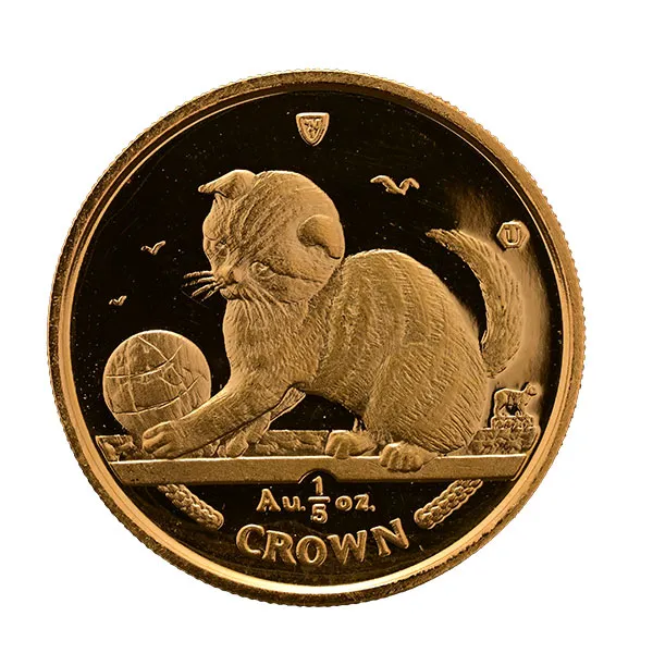 24金 (K24)  キャット金貨 1/5oz