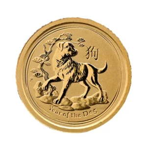 K24 2018 オーストラリア ルナー ドッグ BU 金貨_1_20oz(1.6g)