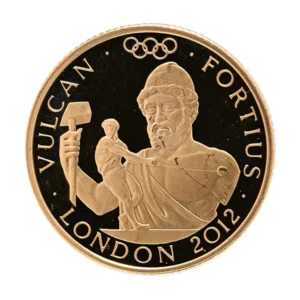 K22 2012年 ロンドンオリンピック記念金貨(裏面)_8.51g
