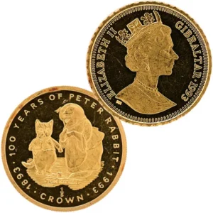 K24 ピーターラビット ジブラルタル 1クラウンコイン_1／5oz