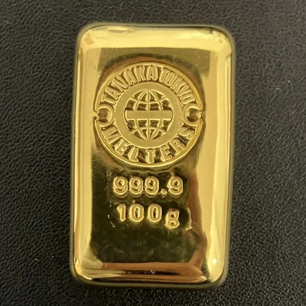 田中貴金属　インゴット　100g