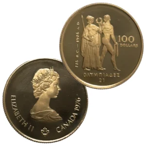 14金 (K14) モントリオール100ドル金貨